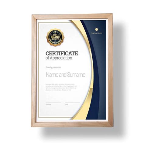 Fine Arts Frame A4 Size For Wall Picture Frame For Home and Office ...