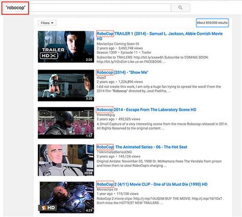 Image result for Youtube Search Tips
