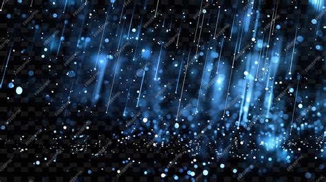 Premium PSD | Distributed twinkling mystical rain with faint fog and ...