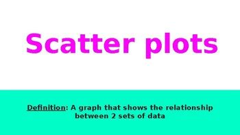 Image result for Scatter Plot Notes