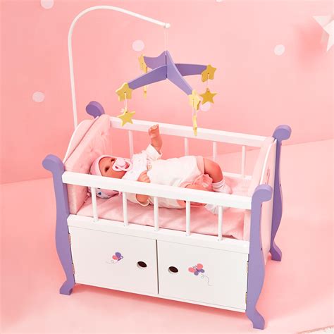 Olivia's Little World - Princess Baby Doll Furniture - Nursery Crib Bed ...