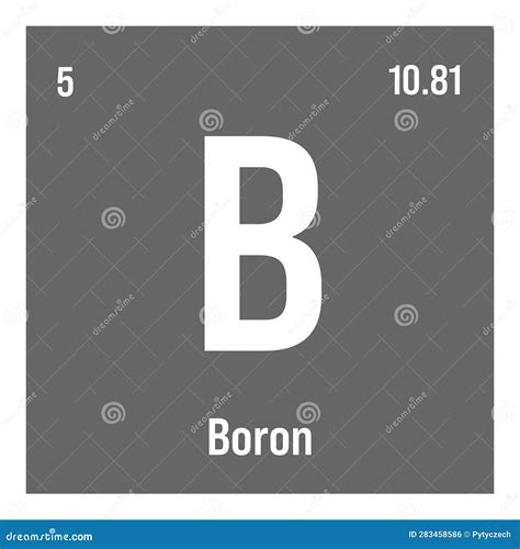 Boron Symbol Periodic Table 120+ Boron On The Periodic Table Stock