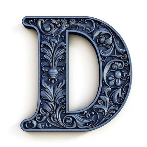 Premium AI Image | Latin letters isolated on a white background