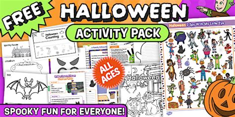 FREE Halloween Activity Pack for All Ages