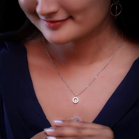 Queen's Secret Silver Necklace With Mother of Pearl – Amishka Jewels