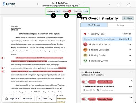 How to interpret the Turnitin Similarity Report (Instructors) – UC San ...