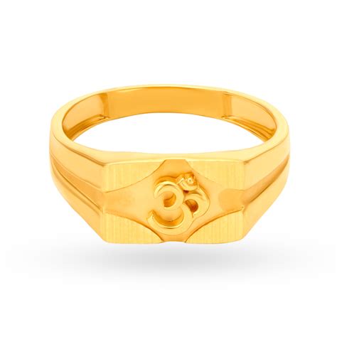 Auspicious 22 Karat Gold Finger Ring