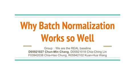 Image result for Batch Normalization Book
