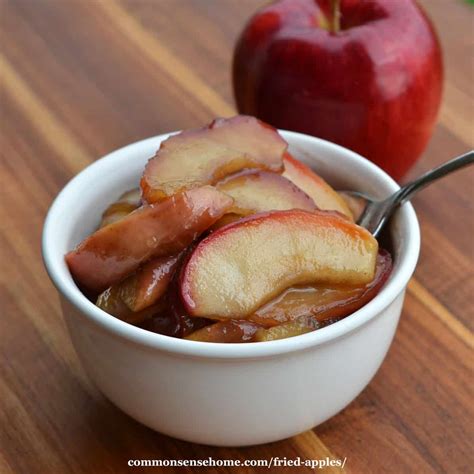 Fried Apples with Maple Cinnamon Glaze (No Refined Sugar)