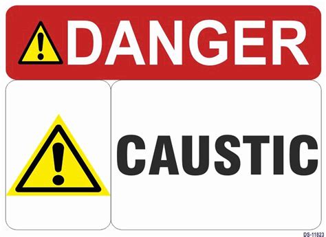 SignageShop CAUSTIC Emergency Sign Price in India - Buy SignageShop ...
