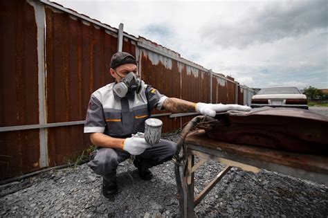 Man working outdoors full shot | Free Photo