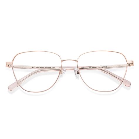 Buy Rose Gold Full Rim Cat Eye John Jacobs SG Essentials JJ E13100AF-C6 ...