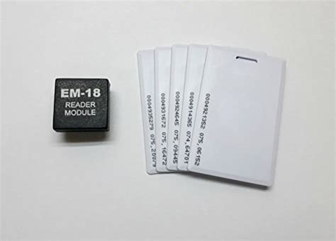 BMES EM18 125Khz RFID Reader Module + 5 x 125Khz RFID Tags : Amazon.in ...