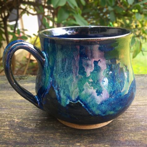 Amaco obsidian and seaweed | Glaze ceramics, Pottery mugs, Ceramic ...
