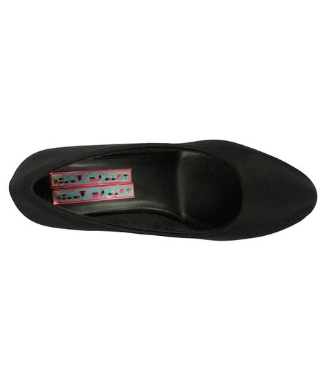 Belly Ballot Black Platforms Heels Price in India- Buy Belly Ballot ...