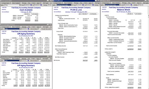 Image result for QuickBooks Balance Sheet Final View
