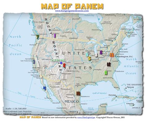 Hunger Games Districts Map