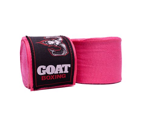 Boxing Hand Wraps Pink - GOAT Boxing