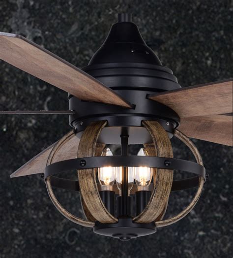 Edison Rustic Ceiling Fan | Shelly Lighting