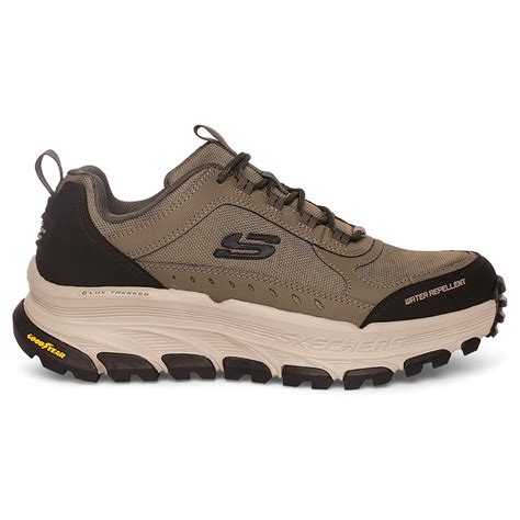 Buy Skechers Mens D'Lux Trekker Casual Shoes Vegan Air-Cooled Memory ...