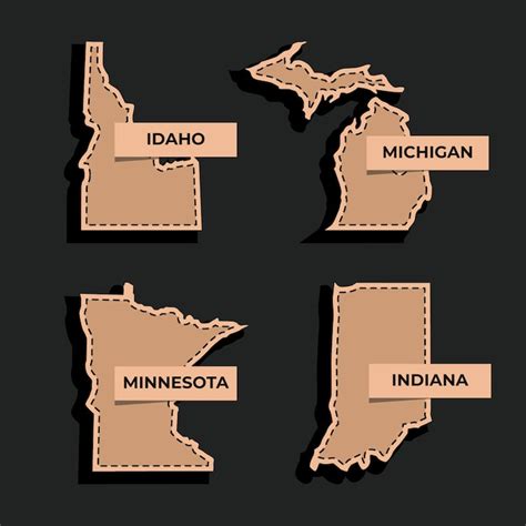 Iowa map design Vectors - Download Free High-Quality Vectors from ...