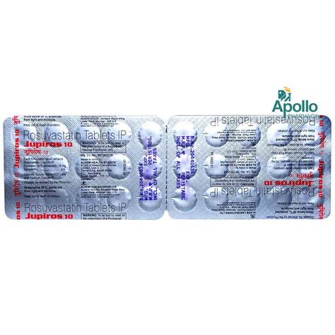 Jupiros 10 Tablet 15's Price, Uses, Side Effects, Composition - Apollo ...