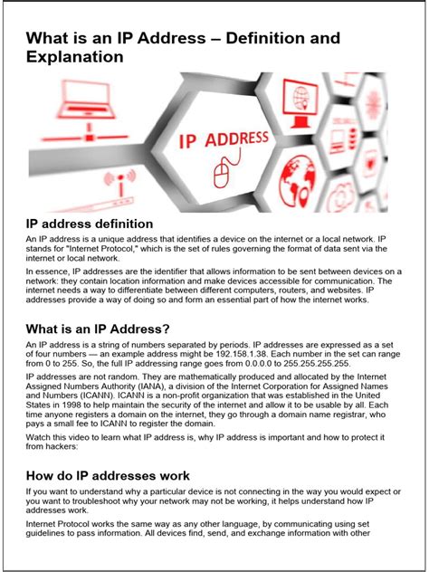 Image result for Define IP Address