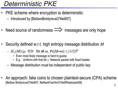 Deterministic Encryption 的图像结果