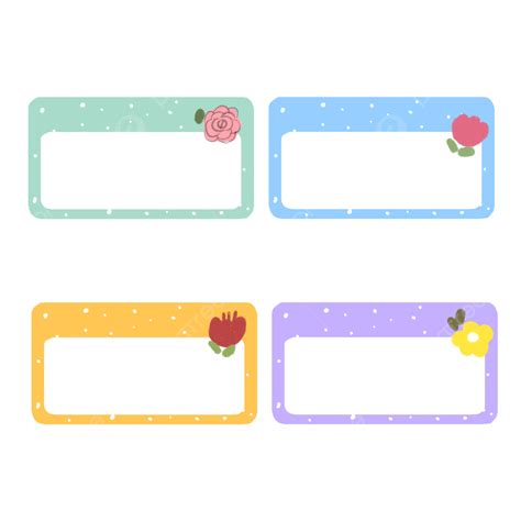 Cute Name Tag Clipart Black And White - Free Printable Templates