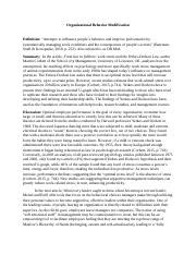 Image result for Organization Behavior Modification