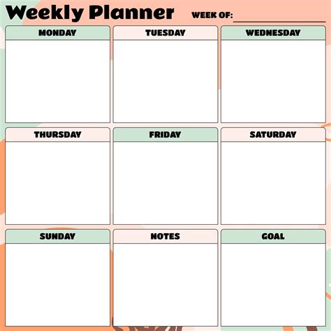 Image result for Weekly Homework Planner