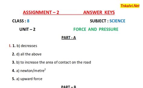 Image result for 8th Standard Science Assignment 2 Answers