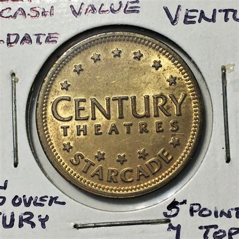 Century Theaters Starcade Token | Property Room