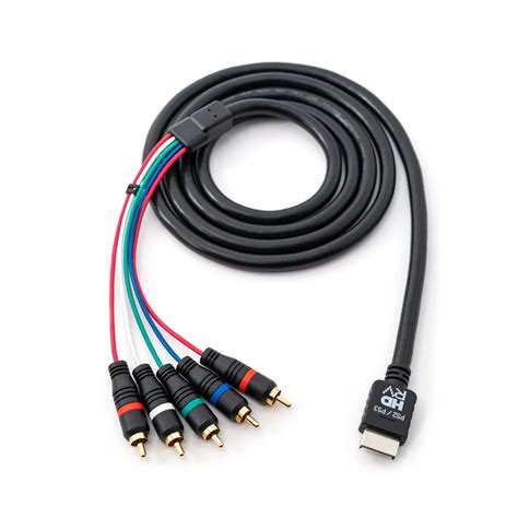 YPbPr Component Cable for PlayStation 2 and PlayStation 3 - HD Retrovision - Stone Age Gamer
