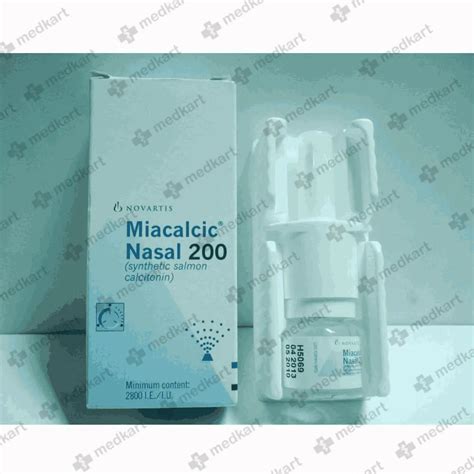 MIACALCIC NASAL SPRAFREZ 2 ML Price, Uses, Side Effects & Substitutes ...