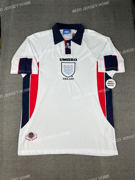 England Home 1998|Retro Jersey – Retro Football Shirt – Mizo Jersey Home