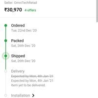 Ekart Logistics — Product not Delivery