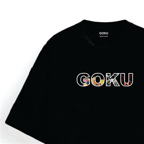 Super Saiyan Goku Oversized T-Shirt – Black 240 GSM Cotton – GOKU