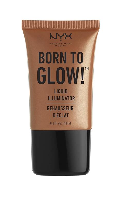 Buy Nyx Professional Makeup Born to Glow Liquid Illuminator, Pure Gold ...