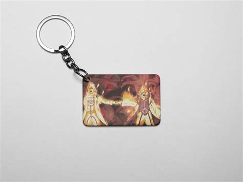 FOKAT Naruto Uzumaki Minato Namikaze & Kurama Anime Character Keyholder ...