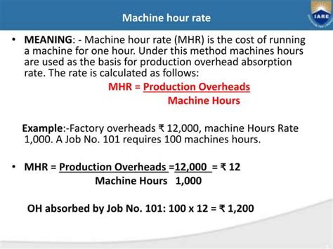Image result for Machine Hour Rate