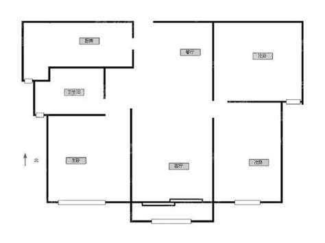 65平方二房一厅设计图,二房一厅户型图,65平方二房一厅平面图(第5页)_大山谷图库