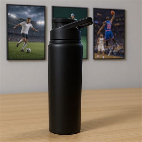 Sport Steel Bottle - 2 | Black | 750 ml | For Engraving / UV – Deeher Gifts