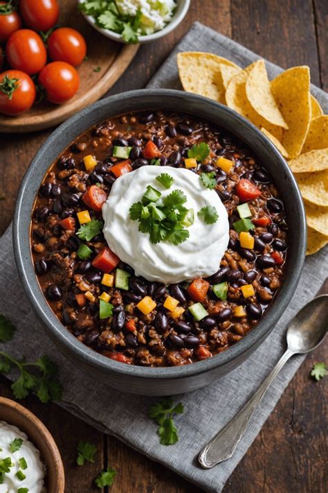 Black Bean Chili – The Delish Recipe