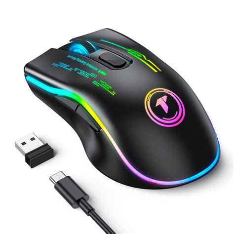 Amazon.in: Buy TECURS GM001 Gaming Mouse Wireless Laptop Gamer ...