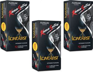 Kamasutra LONG LAST-PACK-3 Condom Price in India - Buy Kamasutra LONG ...