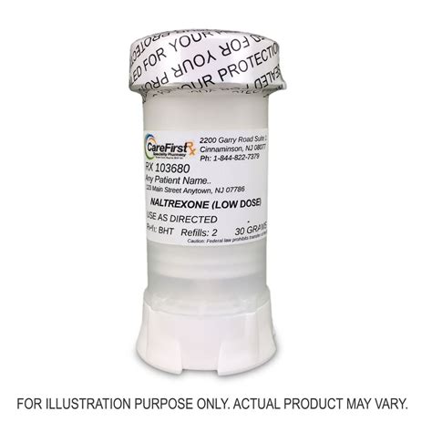 Naltrexone (Low Dose) Topical Cream Compounded