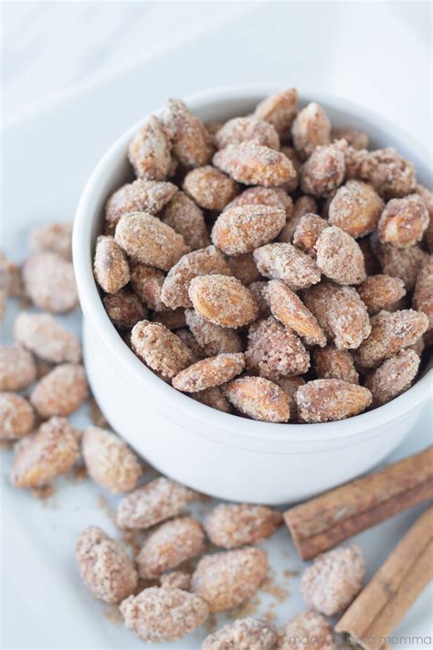Cinnamon Sugared Almonds | Made to be a Momma