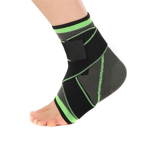 Ankle and Foot Brace Support Compression Sleeve Wrap Foot Plantar ...