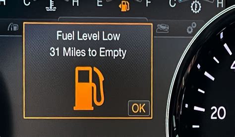 How Many Miles Till Empty When Light Comes On